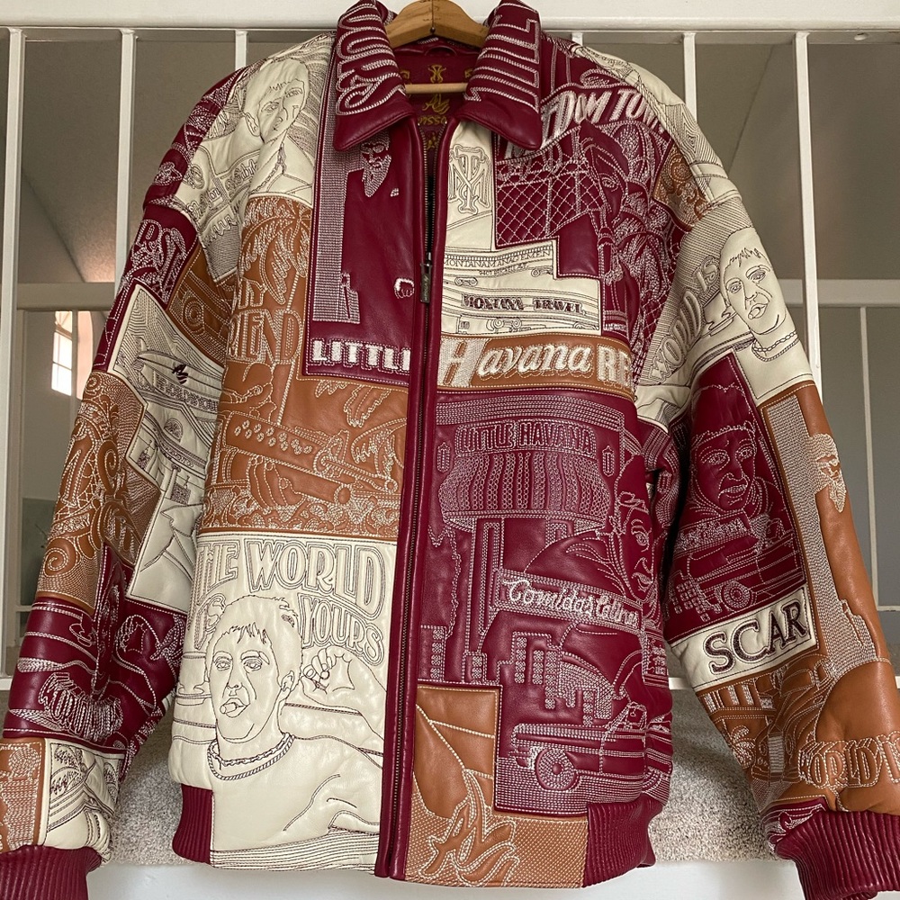 SCAR FACE LEATHER JACKET